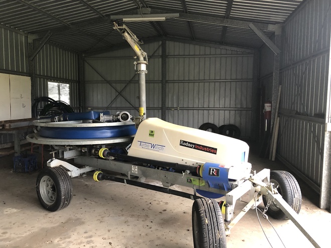 Rodney Travelling Irrigator. Model R1415T