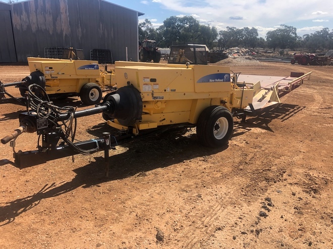 BC5070 New Holland Small Balers with Jaden 15 bale Accumulators x 2