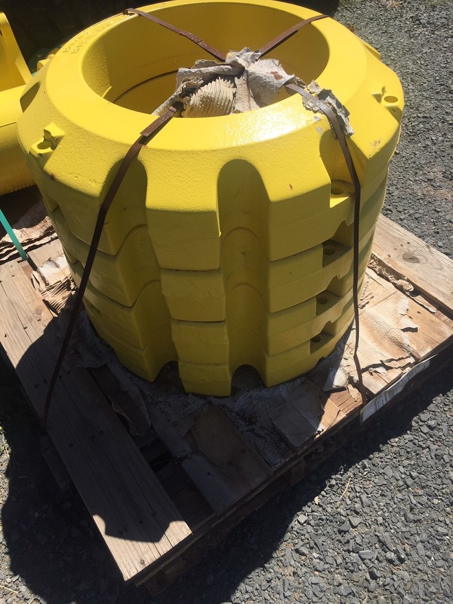 JOHN DEERE REAR WHEEL WEIGHTS