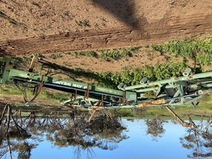 John Shearer 5-160 with 33ft wide Ag Masters Rotary Harrows