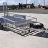 4.4 ton tilting Galvanised plant trailer twin axle, led lights,
