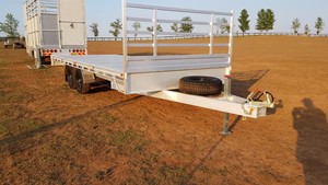 6x2.4m aluminium flat top trailer