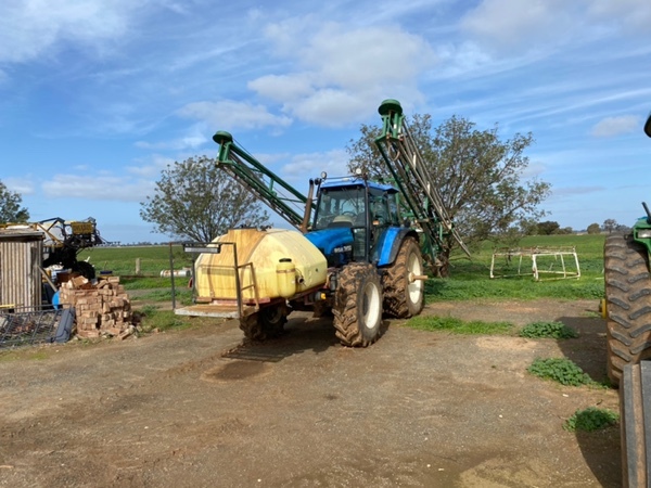 New Holland TM 150 with Goldacres Sprayer