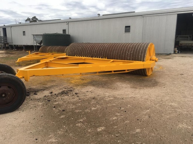 16 x 5 foot stone roller