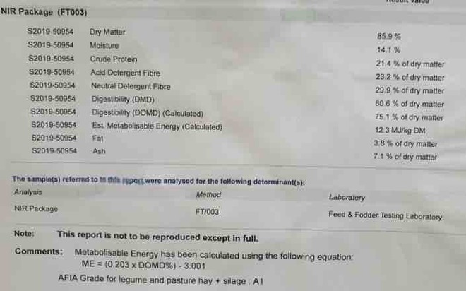 A1 Vetch Hay For Sale