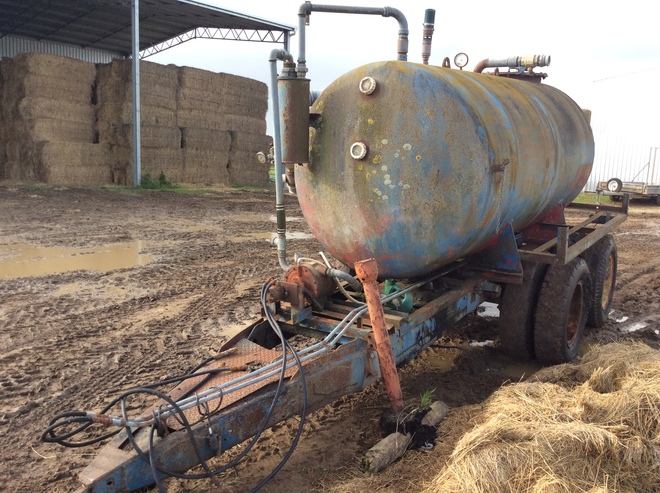 7500 Litre home built slurry tanker