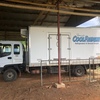 refrigerated meat rail truck