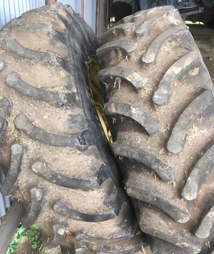 John Deere front tyres 