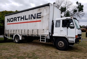 94 Mitshbishi 557 D16T Curtin sider Truck For Sale - No Gst on this sale!!