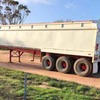 White Weightsaver steel TOA 36’ long 5’3” high Tipper 