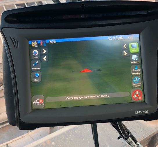 CFX 750 GPS Screen