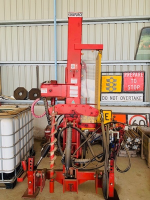 Farm Force Post Driver-Digger