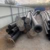 250mm Poly pipe 12m lengths Flanges - Unused