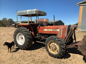 Fiat 666 DT 4WD with Front Blade