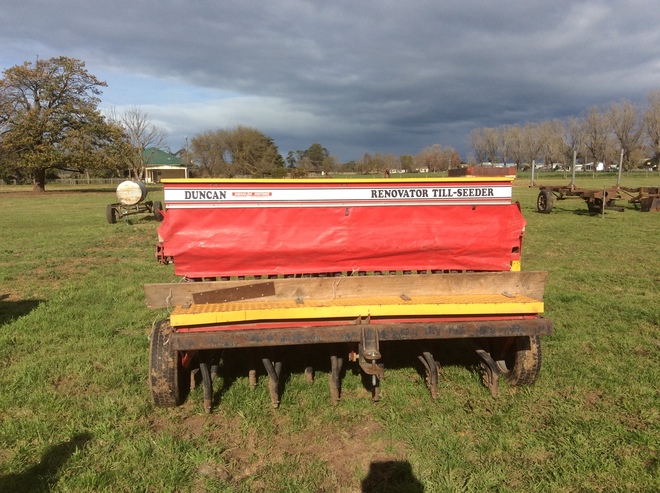 Duncan Renovator Till Seeder