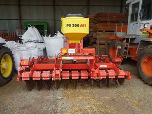 Maschio Gaspardo Presto 3 metre speed disc fitted with Apv PS 300 air seeder