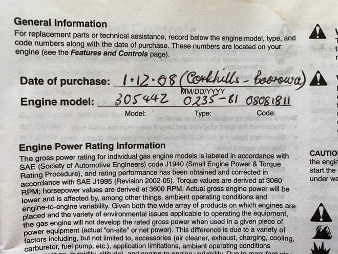 41 ft x 7 inch Grain Auger 16 HP Vanguard Motor