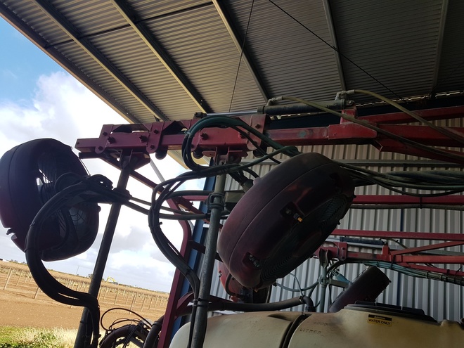 Croplands 3 Row vineyard sprayer