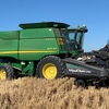 2009 John Deere 9670 STS with D60 40ft Macdon Front 