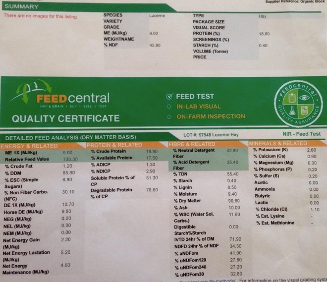 79 Rolls first cut Lucerne Hay