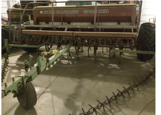 Napier CT 6000 direct drill combine 