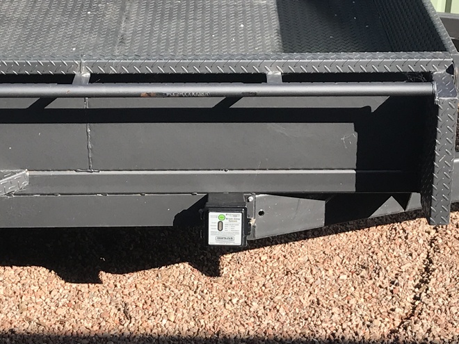 Tandem two axle box trailer  2018
