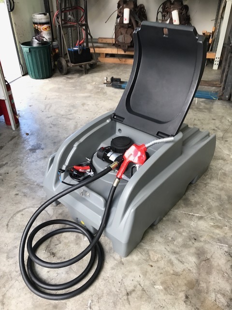 New 200L Portable Fuel Bowser 12v DC for Diesel Fuel Transfer Tank