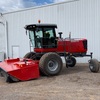 2015 Massey Ferguson WR9870 Windrower with Razor Bar Mower Conditioner Front