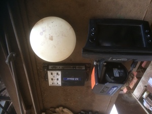 Trimble EZ-Guide 500 display screen with EZ - steer