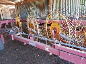 Sitrex 10 wheel hay rake for sale