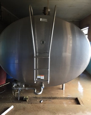 Bulk milk vat