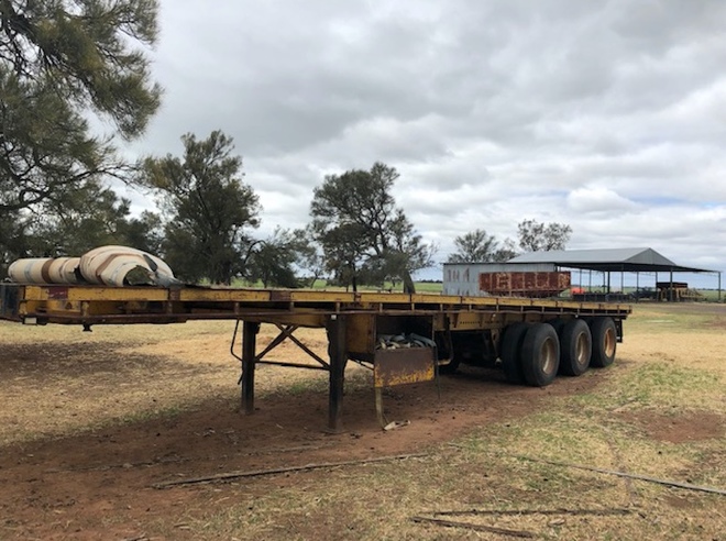 1978 Freighter Flat Deck Trailer 41ft