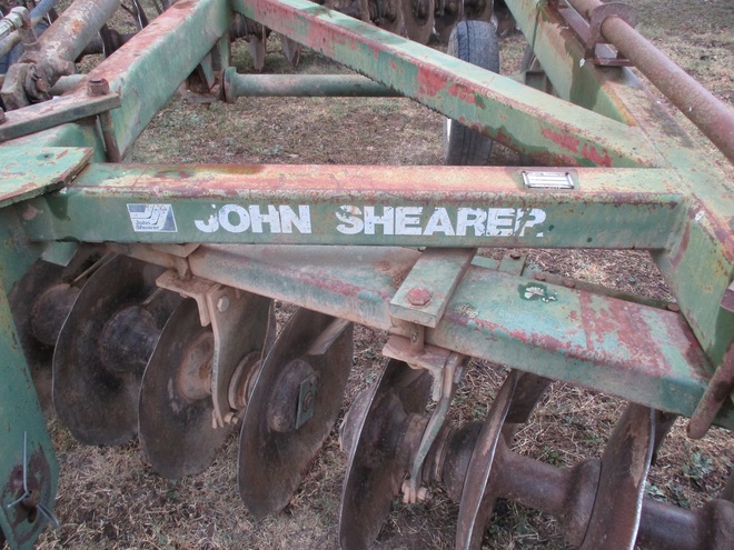 John Shearer 40 Plate Offest Disc Cultivator 