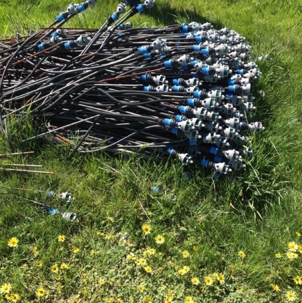 Solid set sprinklers