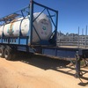 17,500lt Stainless Steel Water Tank on Trailer
