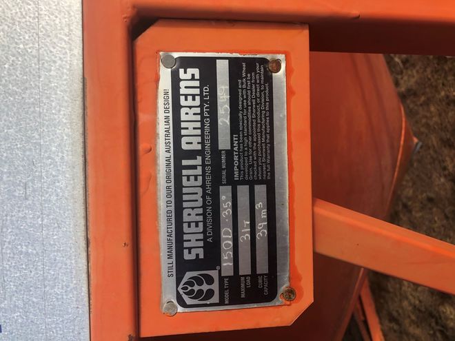 Sherwell 31 Tn Field Bin