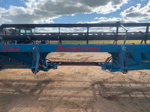 cole 29 ft tow behind windrower