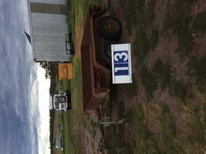 (A129) - 8 Ft x 6 Ft Tandem Trailer and Heavy Duty Crate