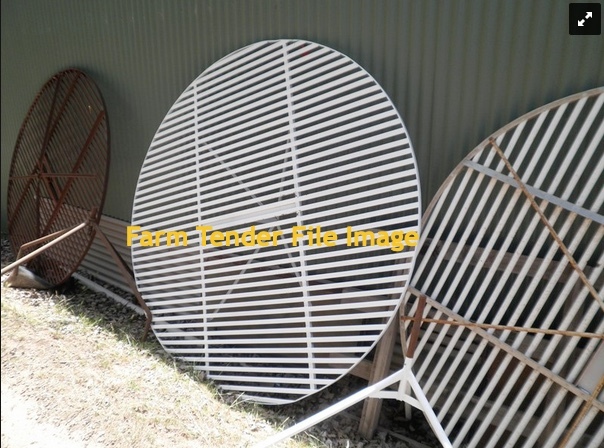 Round Wool Tables x 2