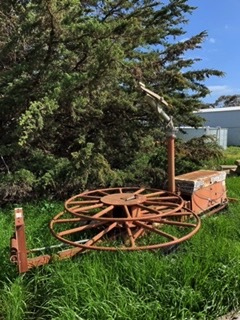 Pope Water Winch with 60 lengths of 4 in pipe 