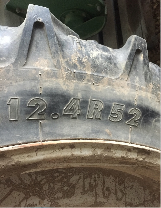 Rowcrop Wheels & Tyres Complete 12.4 R52 x 2