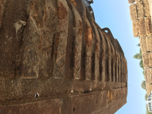 Heavy duty farm front end loader bucket.