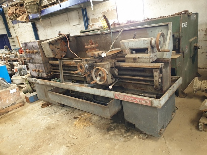 Enterprise 1810 Gap Bed Lathe