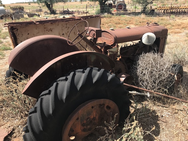 (A134) - Antique Fordson Tractor With Rubber Wheels (No 1)
