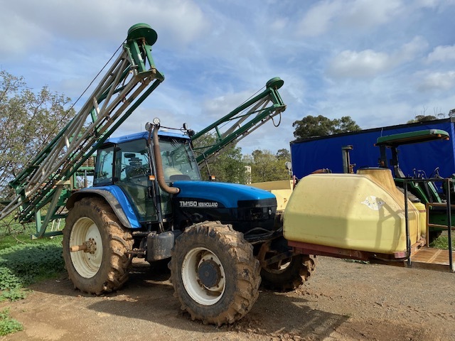 New Holland TM150 Tractor with 24m Goldacres Boomspray