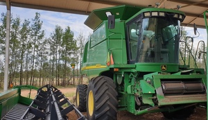 2003 John Deere 9650 STS Header with 36ft Front & trailer