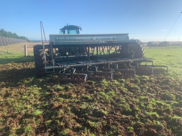 Shearer TCD with K-Line rotary harrows