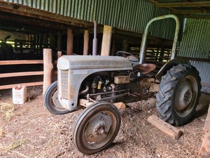 Grey Fergie Tractor
