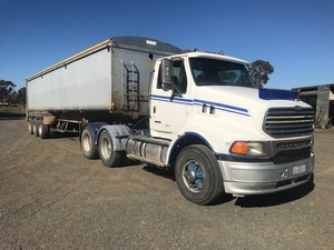 Sterling Series 60 Truck and Moore 36' x 6' Trailer
