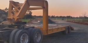 Heavy duty Bogie machinery trailer